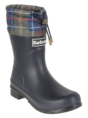 STIVALI DONNA IN GOMMA DA PIOGGIA LRF0122 NY11 NAVY-CLASSIC TARTAN BARBOUR 