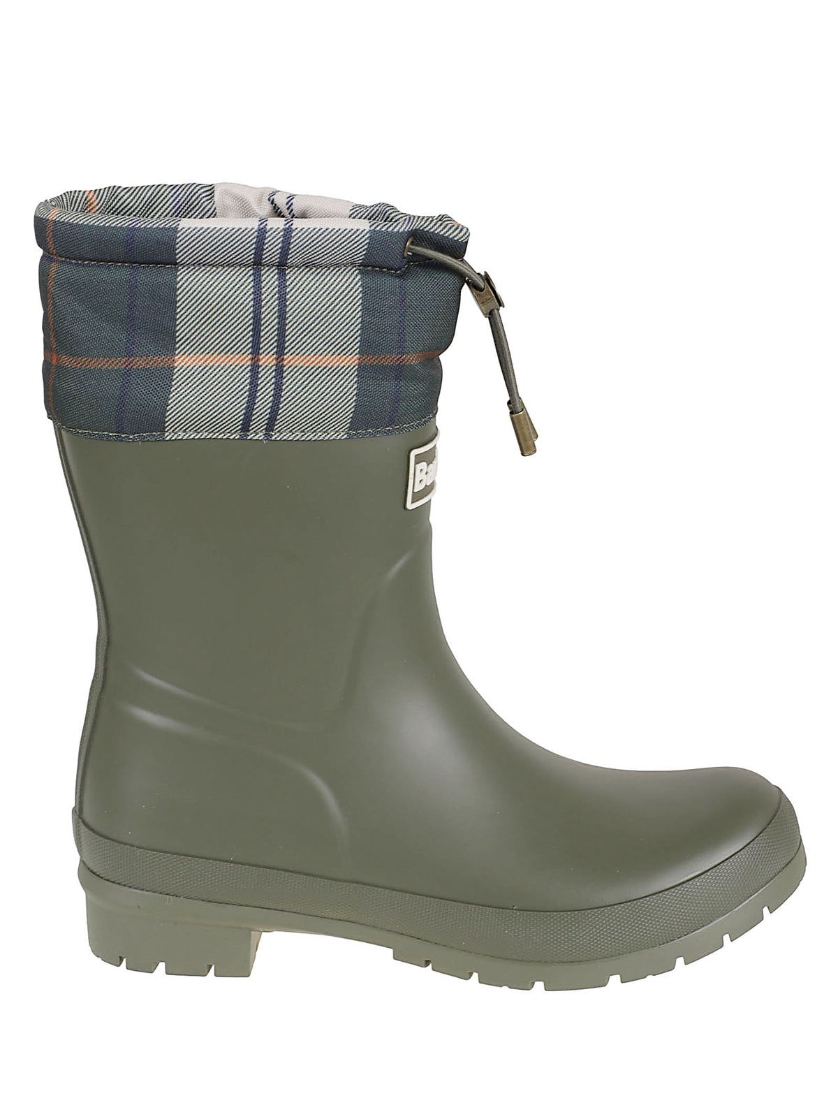 STIVALE DONNA DI GOMMA MOWBRAY - BARBOUR<BR/> LRF0122 OL52 OLIVE-ANCIENT TARTAN BARBOUR 