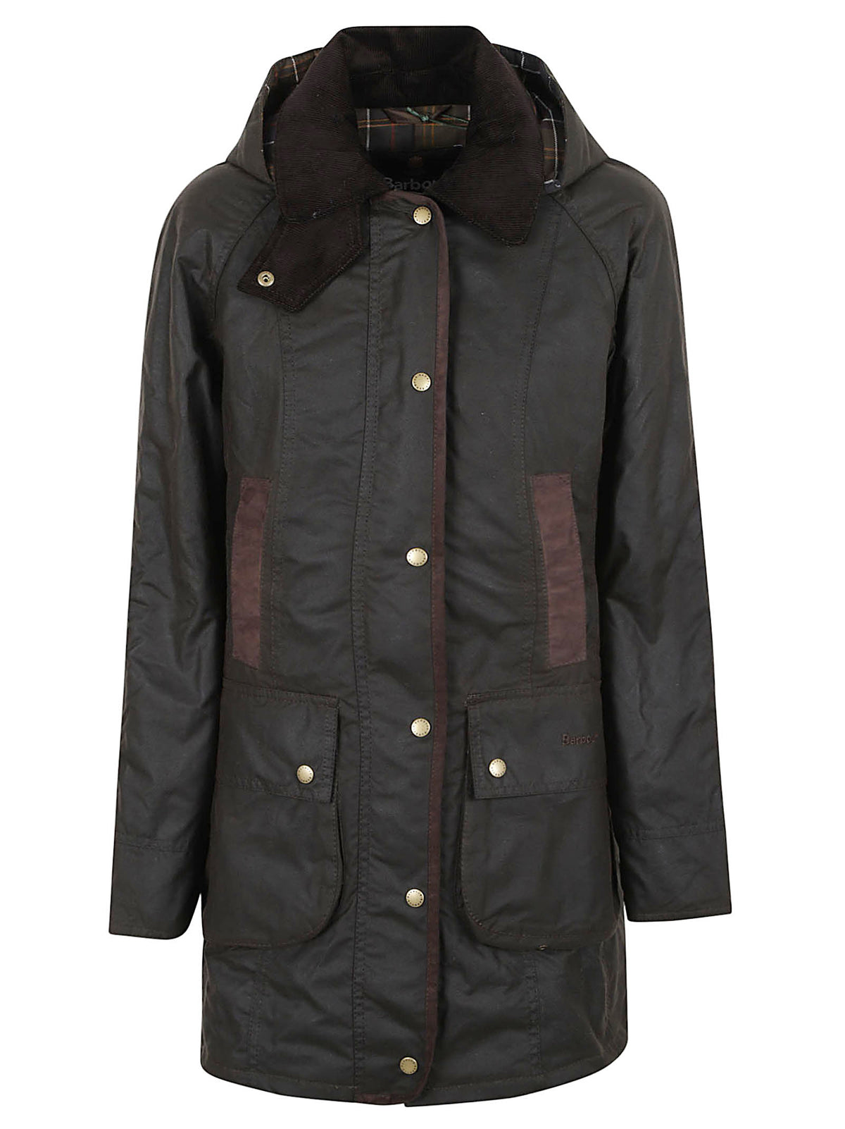 GIACCA DONNA CERATA BOWER WAX - BARBOUR LWX0534 OL71 OLIVE-CLASSIC BARBOUR 