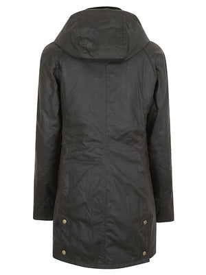 GIACCA DONNA CERATA LWX0534 OL71 OLIVE-CLASSIC BARBOUR 