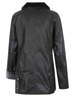 GIACCA DONNA CERATA LWX0667 BK11 Black BARBOUR 