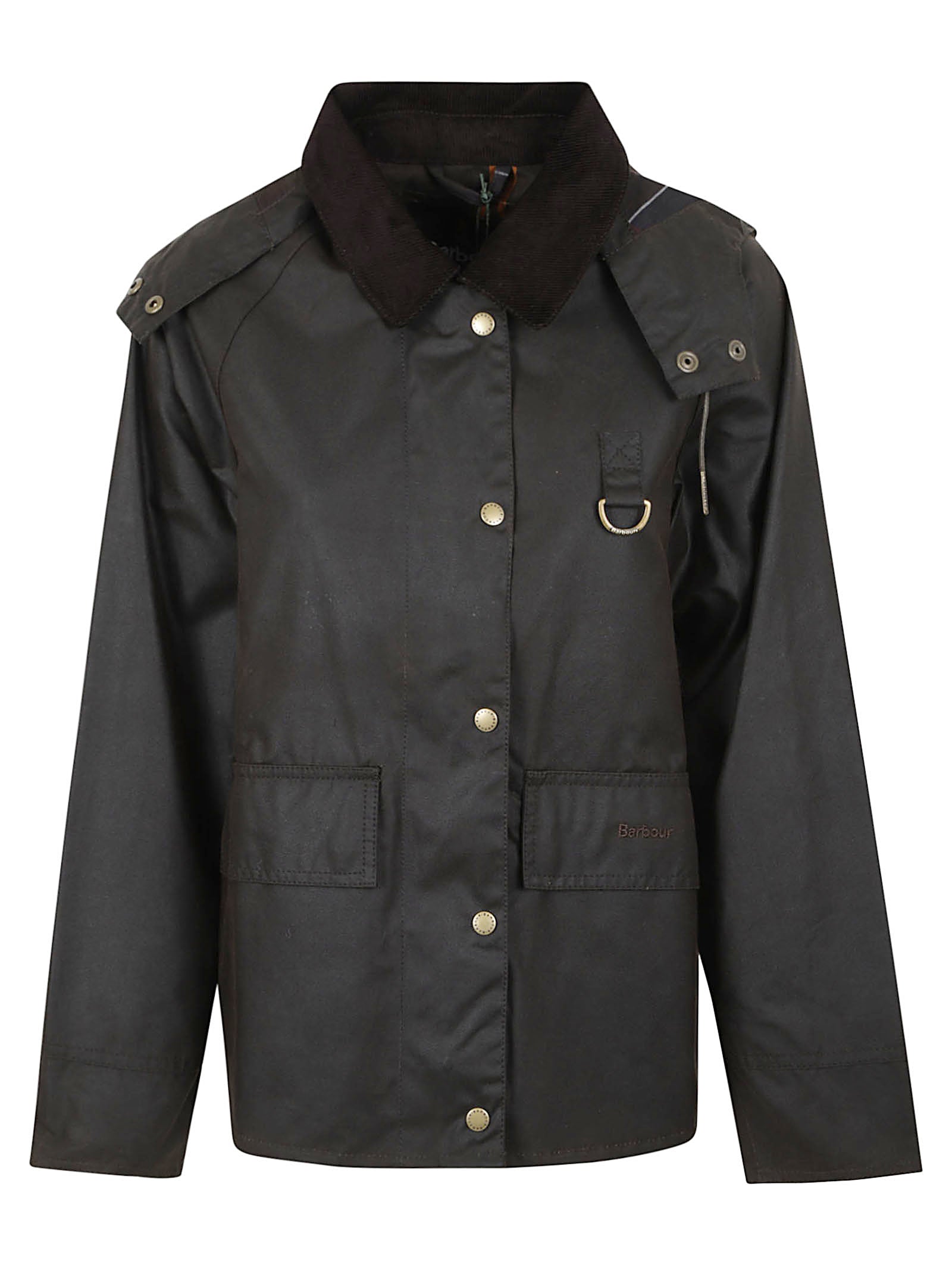 GIACCA DONNA CERATA LWX1081 OL71 OLIVE-CLASSIC BARBOUR 