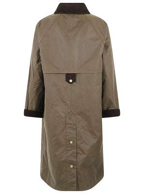 GIACCA KIRLESS WAX - BARBOUR LWX1570 SN91 BEECH-ANCIENT BARBOUR 