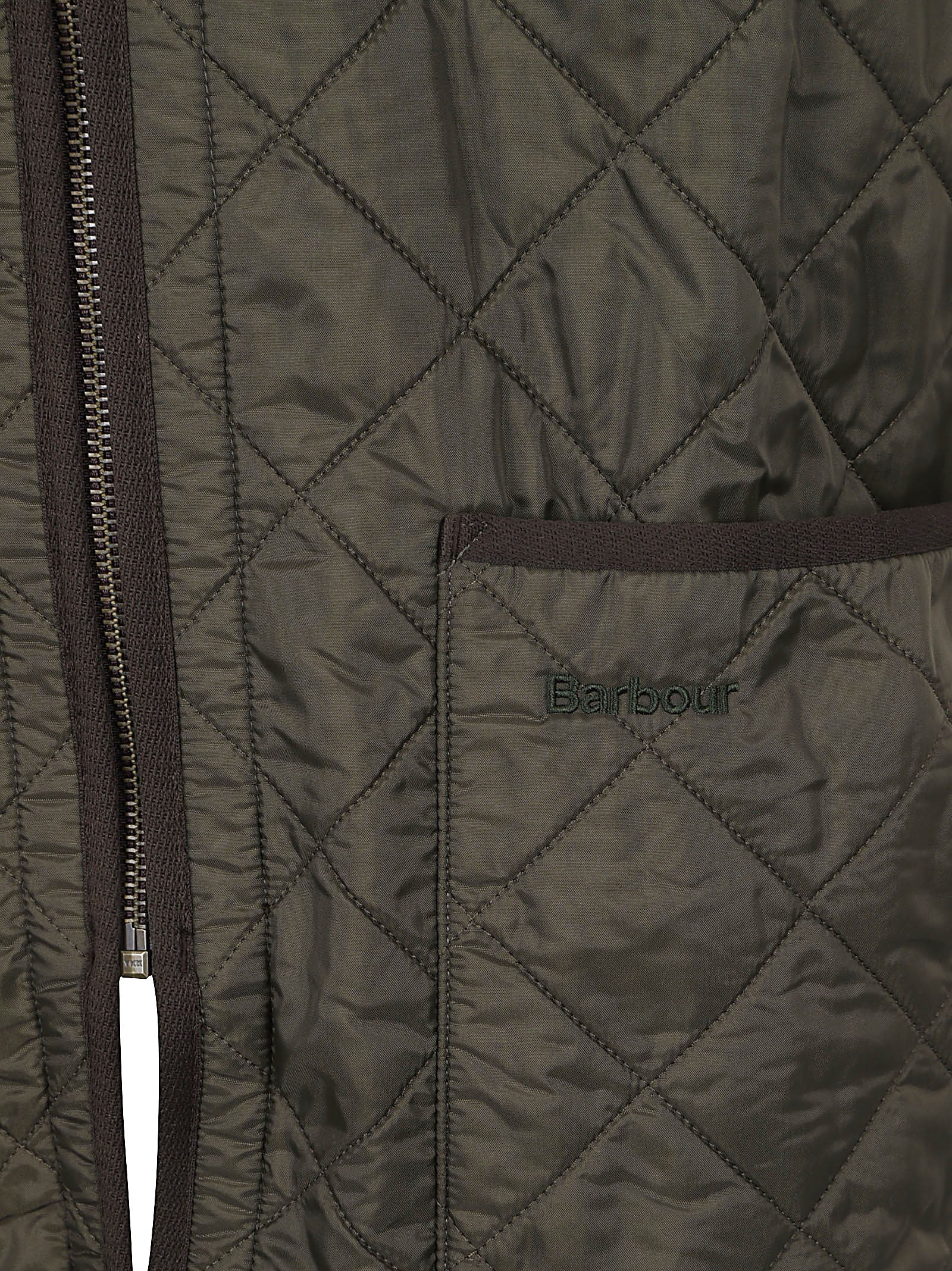 GIACCA UOMO SMANICATA TRAPUNTATA MLI0002 OL91 Olive BARBOUR 