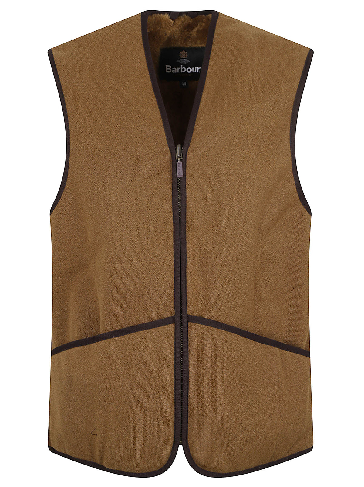 GIACCA UOMO SMANICATA WARM PILE - BARBOUR MLI0004 BR31 BROWN BARBOUR 