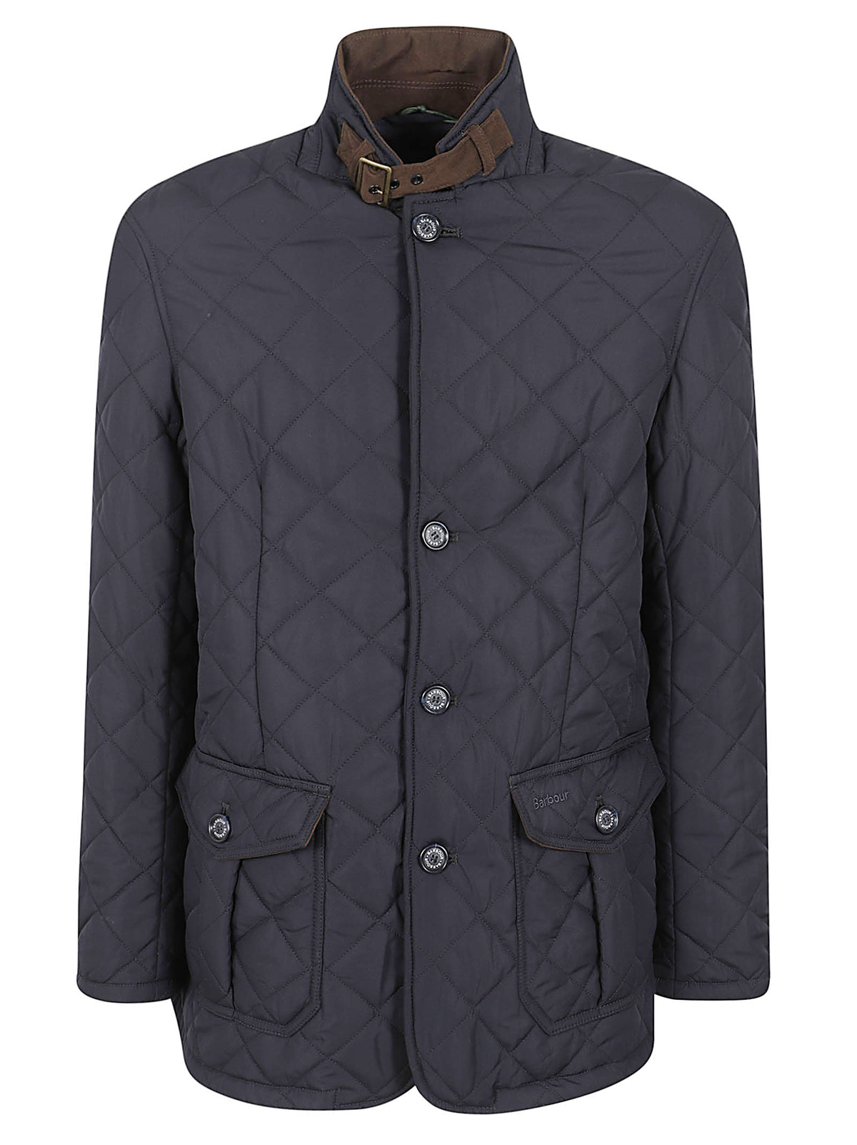 GIACCA UOMO QUILTED LUTZ - BARBOUR <BR/> MQU0508 NY71 NAVY BARBOUR 