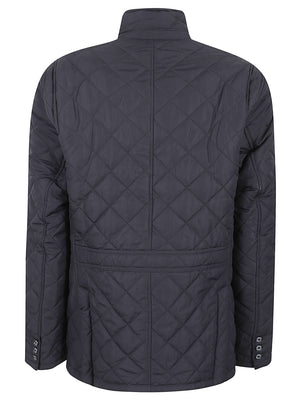 GIACCA UOMO QUILTED LUTZ - BARBOUR <BR/> MQU0508 NY71 NAVY BARBOUR 