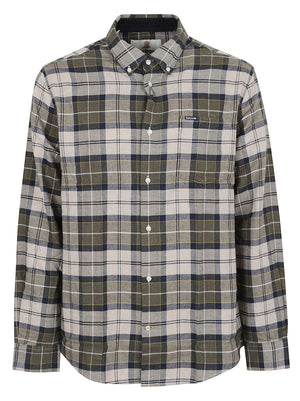 CAMICIA UOMO IN COTONE MSH4991 TN16 FOREST MIST BARBOUR 