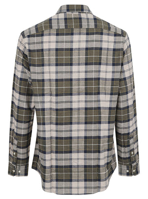 CAMICIA UOMO IN COTONE MSH4991 TN16 FOREST MIST BARBOUR 