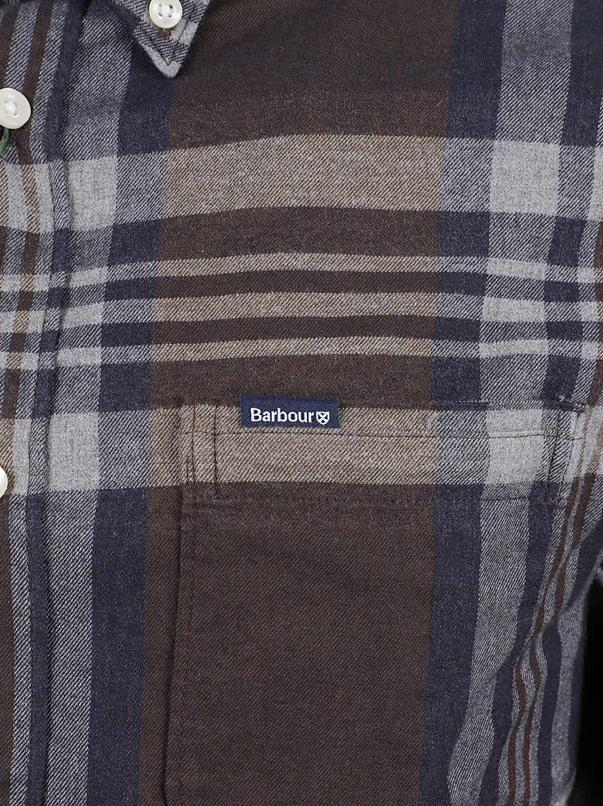 CAMICIA UOMO DOVEDALE - BARBOUR MSH5828 SN71 DARK SAND BARBOUR 