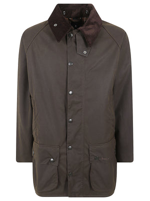 GIACCA UOMO CLASSIC BEAUFORT WAX - BARBOUR<BR/> MWX0002 OL71 Olive BARBOUR 