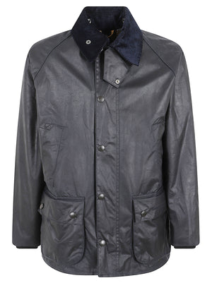 GIACCA UOMO BEDALE WAX - BARBOUR MWX0018 NY91 NAVY BARBOUR 