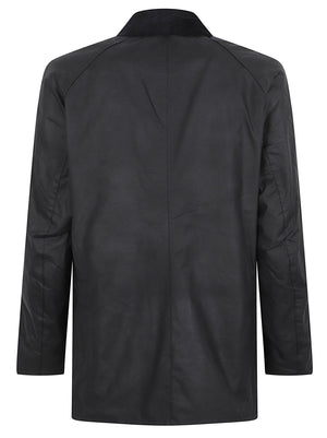 GIACCA UOMO CERATA<BR/> MWX0339 NY92 NAVY BARBOUR 