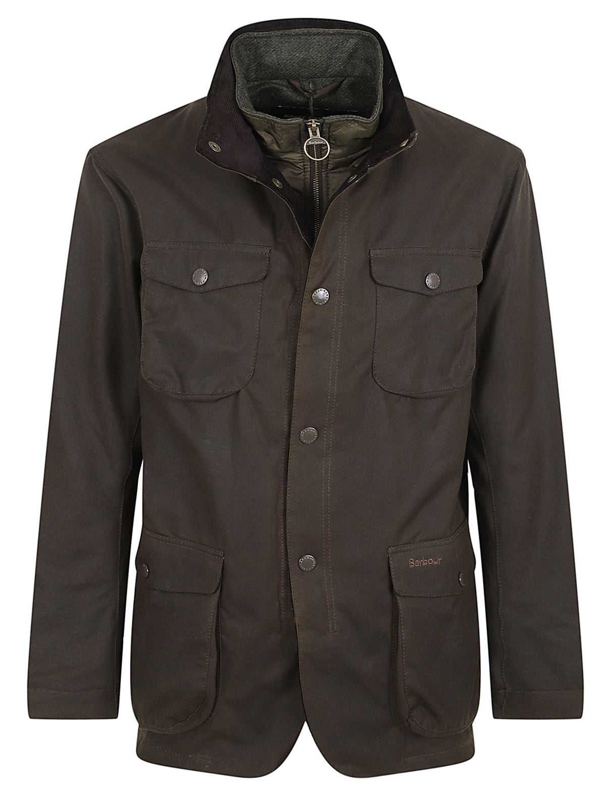 GIACCA UOMO IMPERMEABILE CERATA OGSTON WAX - BARBOUR<BR/> MWX0700 OL51 Olive BARBOUR 
