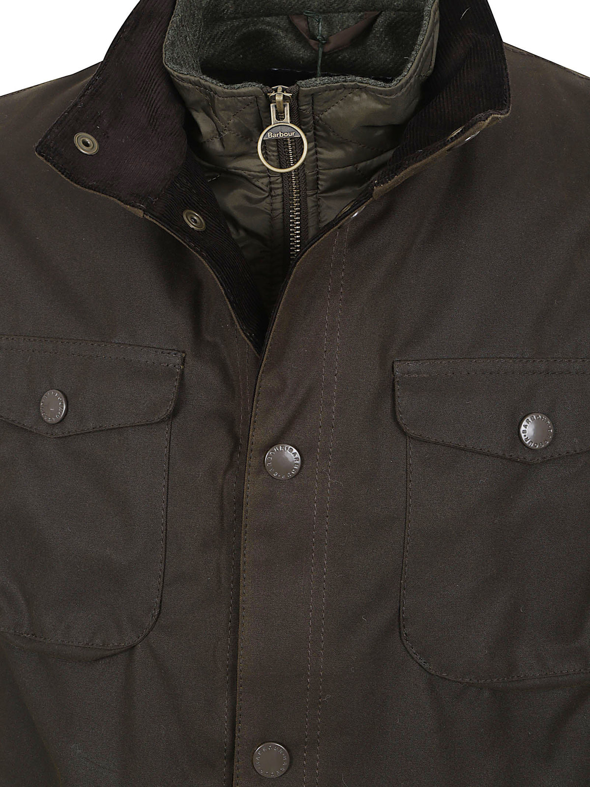 GIACCA UOMO IMPERMEABILE CERATA OGSTON WAX - BARBOUR<BR/> MWX0700 OL51 Olive BARBOUR 