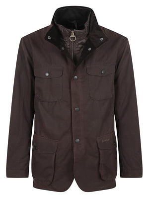 GIACCA UOMO CERATA IMPERMEABILE MWX0700 RU71 RUSTIC-CLASSIC BARBOUR 