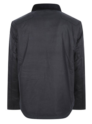 GIACCA UOMO CERATA IMPERMEABILE MWX1106 NY92 NAVY BARBOUR 