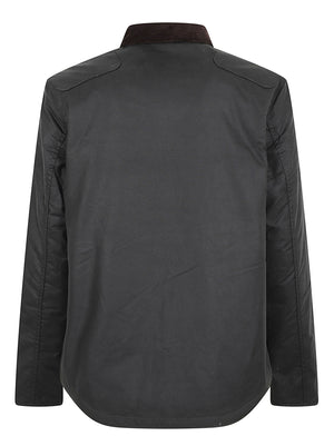 GIACCA UOMO CERATA IMPERMEABILE MWX1106 SG51 SAGE BARBOUR 