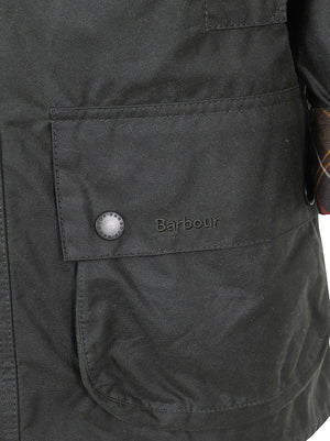 GIACCA UOMO ICONS BEAUFORT WAX - BARBOUR MWX2586 SG51 SAGE BARBOUR 