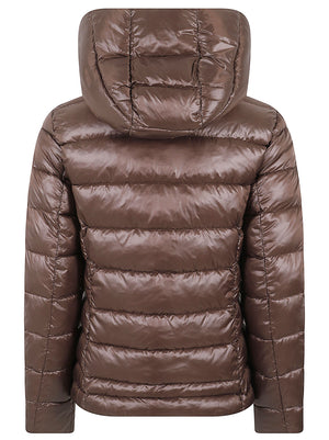GIACCA DONNA CON CAPPUCCIO CAROLL - BLAUER 26WBLDC02070 00664830BBW BROWN BLAUER 