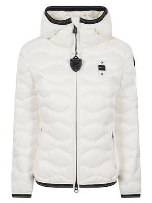 GIACCA DONNA CON CAPPUCCIO CAMELIA - BLAUER 26WBLDC03033 006047100BI Bianco ottico BLAUER 