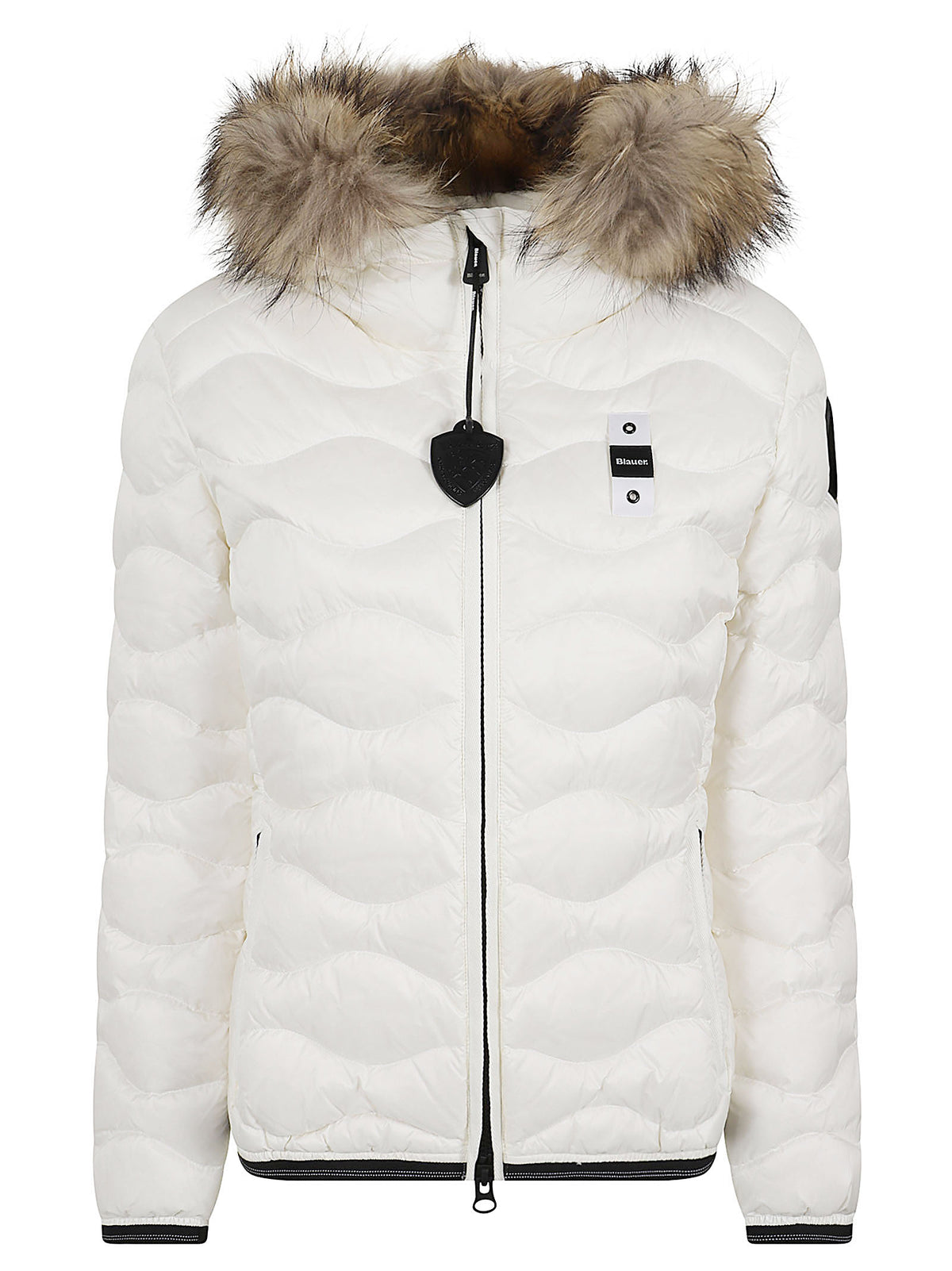 GIACCA DONNA CON CAPPUCCIO ALDIE - BLAUER 26WBLDC03034 006047100BI Bianco ottico BLAUER 