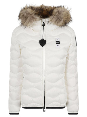 GIACCA DONNA CON CAPPUCCIO ALDIE - BLAUER 26WBLDC03034 006047100BI Bianco ottico BLAUER 