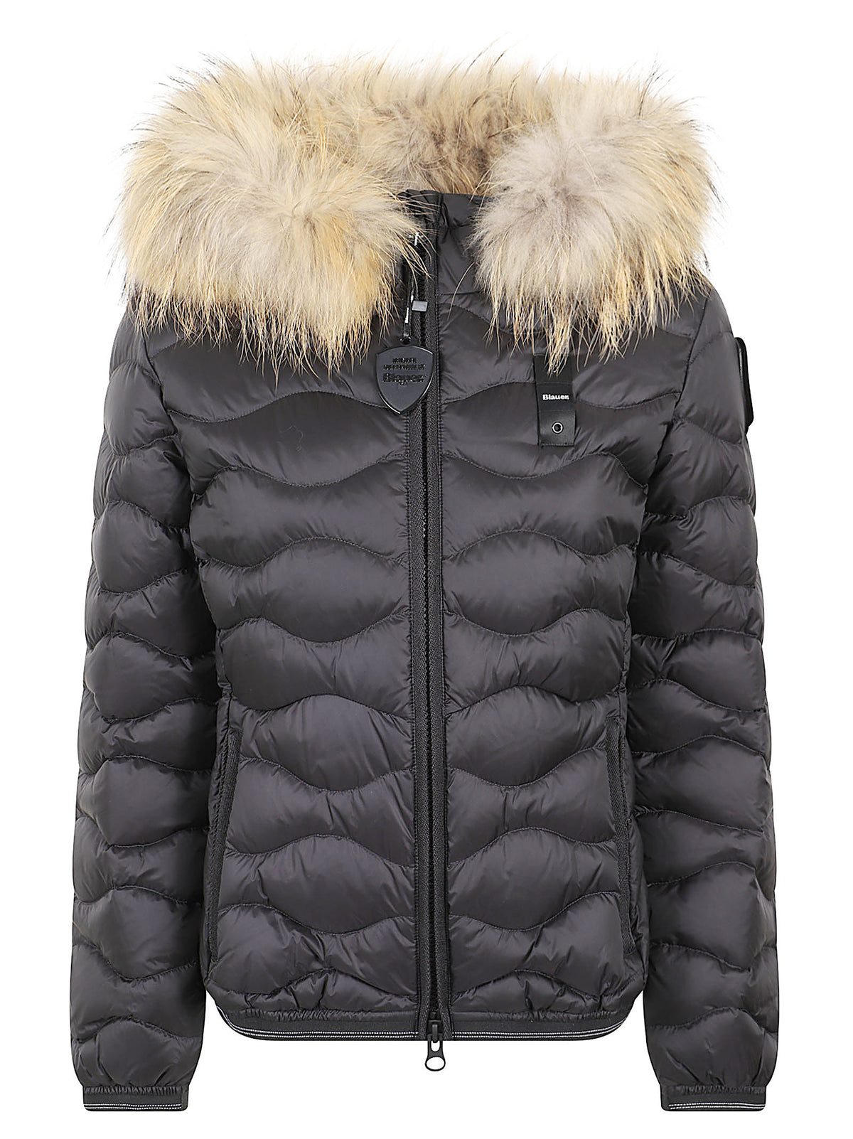 GIACCA DONNA CON CAPPUCCIO ALDIE - BLAUER<BR/> 26WBLDC03034 006047999EI Nero BLAUER 