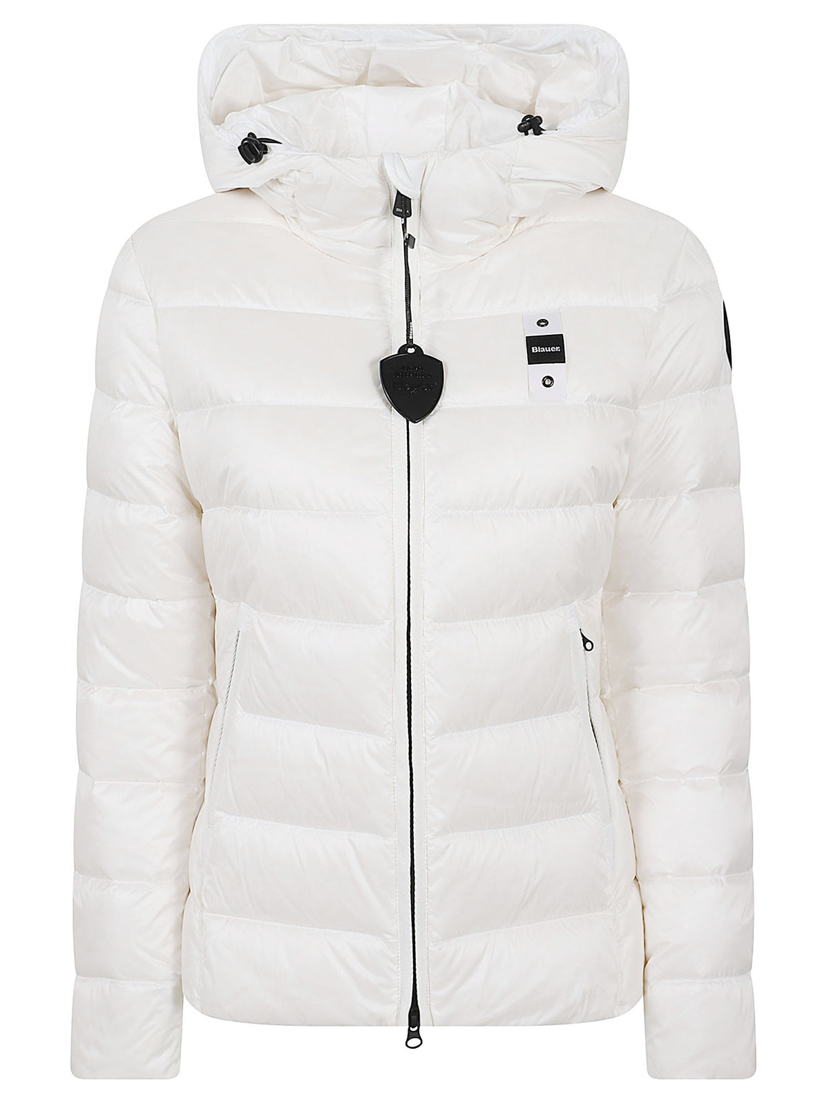 GIACCA DONNA CON CAPPUCCIO FISSO CHARME - BLAUER 26WBLDC03037 006047100BI Bianco ottico BLAUER 