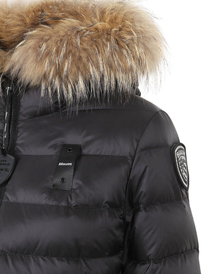 GIACCA DONNA CON CAPPUCCIO KRISTIN - BLAUER 26WBLDK03040 006047999EI Nero BLAUER 