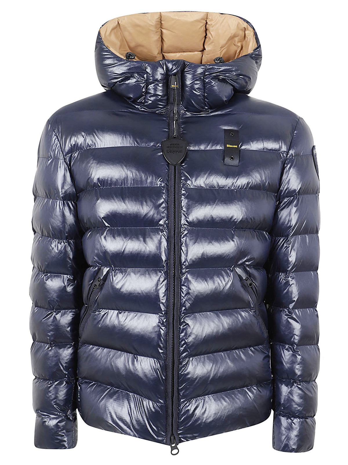 GIACCA UOMO CON CAPPUCCIO ADAMS - BLAUER<BR/> 26WBLUC02054 005958888TB Blu BLAUER 