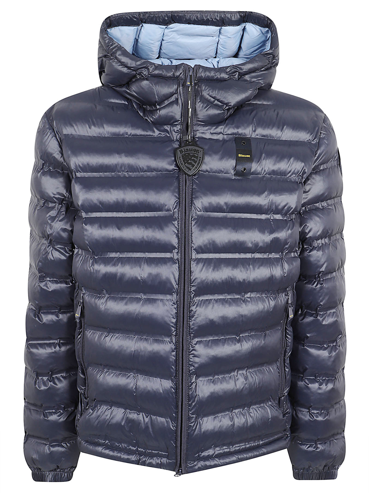 GIACCA UOMO CON CAPPUCCIO FISSO CHARLES - BLAUER 26WBLUC02218 007284888UB Blu BLAUER 