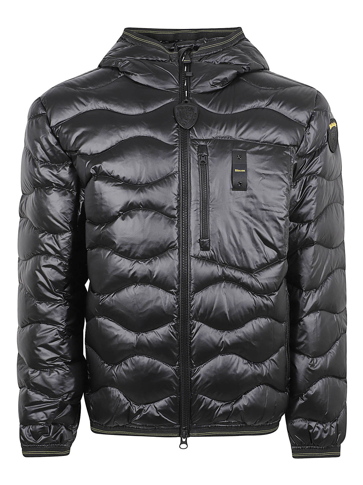 GIACCA UOMO CON CAPPUCCIO WAVE - BLAUER 26WBLUC03064 006355999 Nero BLAUER 