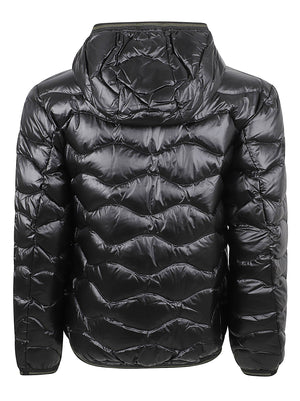 GIACCA UOMO CON CAPPUCCIO WAVE - BLAUER 26WBLUC03064 006355999 Nero BLAUER 