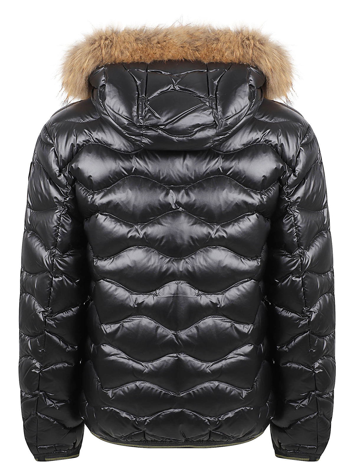 GIACCA UOMO CON CAPPUCCIO E ECOPELLICCIA WAVE FUR - BLAUER 26WBLUC03065 006355999 Nero BLAUER 