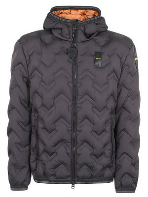 GIACCA UOMO CON CAPPUCCIO PIERY - BLAUER 26WBLUC03233 007308999WN Nero BLAUER 