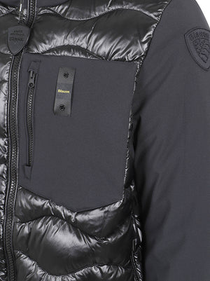 GIACCA UOMO CON CAPPUCCIO ALBERT - BLAUER<BR/> 26WBLUC08068 006355999 Nero BLAUER 
