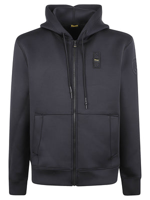 GIACCA FELPA UOMO COLBY SCUBA FLEECE - BLAUER <BR/> 26WBLUF02394 007707999 Nero BLAUER 