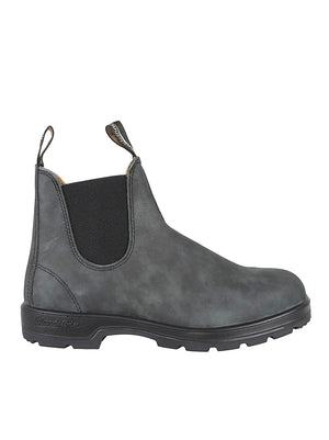 STIVALETTO UOMO BLANDSTONE 587 BC RUSTIC BLACK LEATHER  BLUNDSTONE 