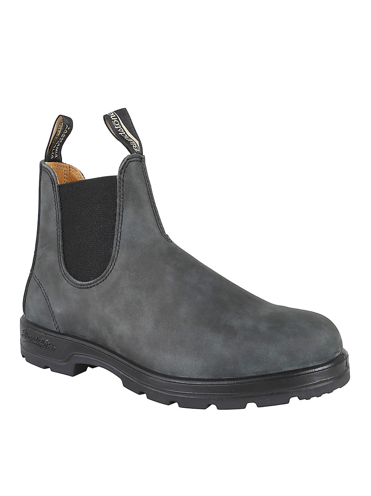 STIVALETTO UOMO BLANDSTONE 587 BC RUSTIC BLACK LEATHER  BLUNDSTONE 
