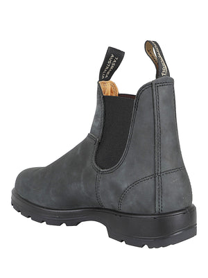 STIVALETTO UOMO BLANDSTONE 587 BC RUSTIC BLACK LEATHER  BLUNDSTONE 