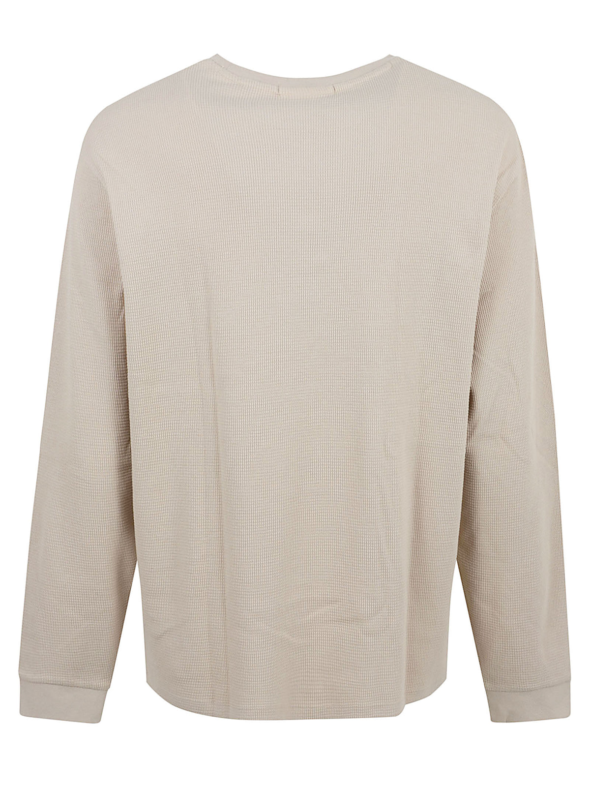 MAGLIA UOMO MANICA LUNGA NIDO D'APE - CALVIN KLEIN JEANS LV040EM217 PF0 White Pepper CALVIN KLEIN 