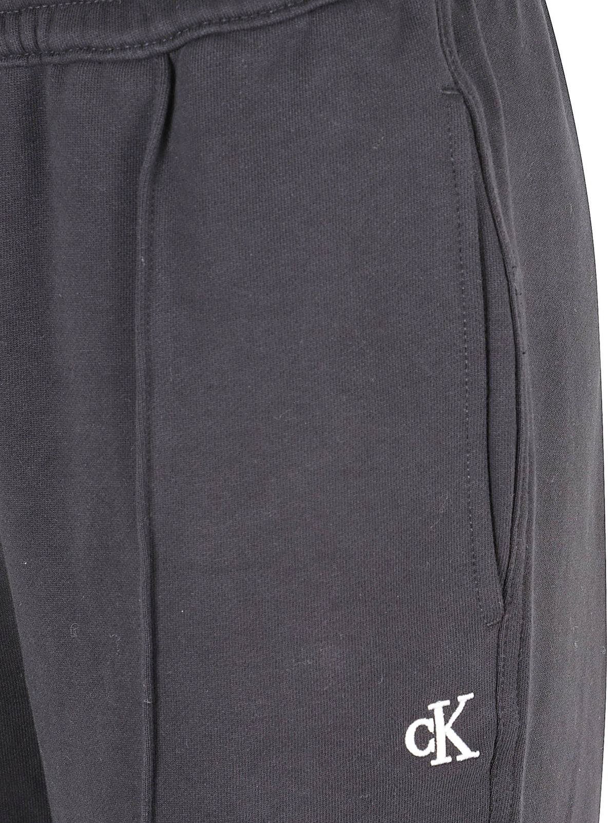 PANTALONE TUTA DONNA LS MONOGRAM TERRY TRACKPANT - CALVIN KLEIN JEANS LV047H220G UB1 Black CALVIN KLEIN 