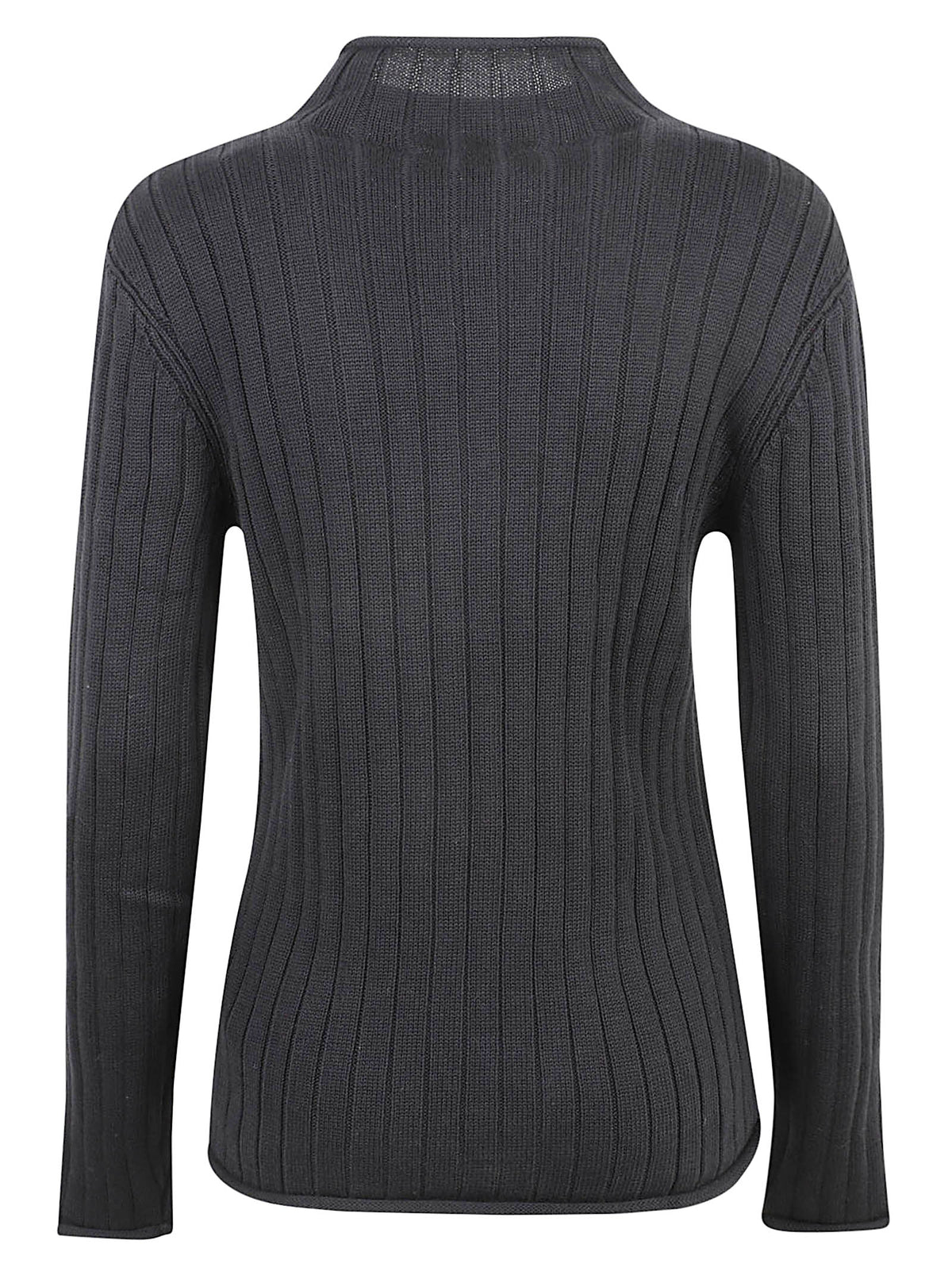 MAGLIONE COLLO ALTO DONNA WOVEN LABEL TNECK SWEATER - CALVIN KLEIN JEANS LV047H304G UB1 Black CALVIN KLEIN 