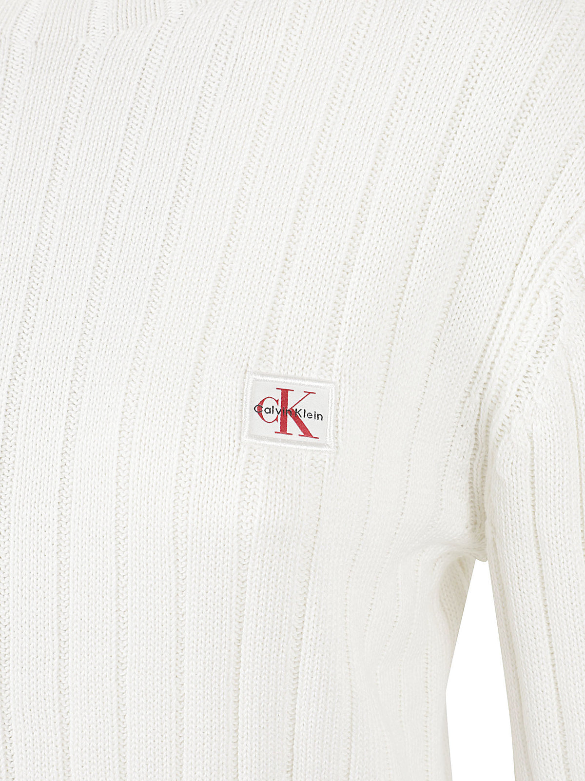 MAGLIONE COLLO ALTO DONNA WOVEN LABEL TNECK SWEATER - CALVIN KLEIN JEANS<BR/> LV047H304G YAS Tofu CALVIN KLEIN 