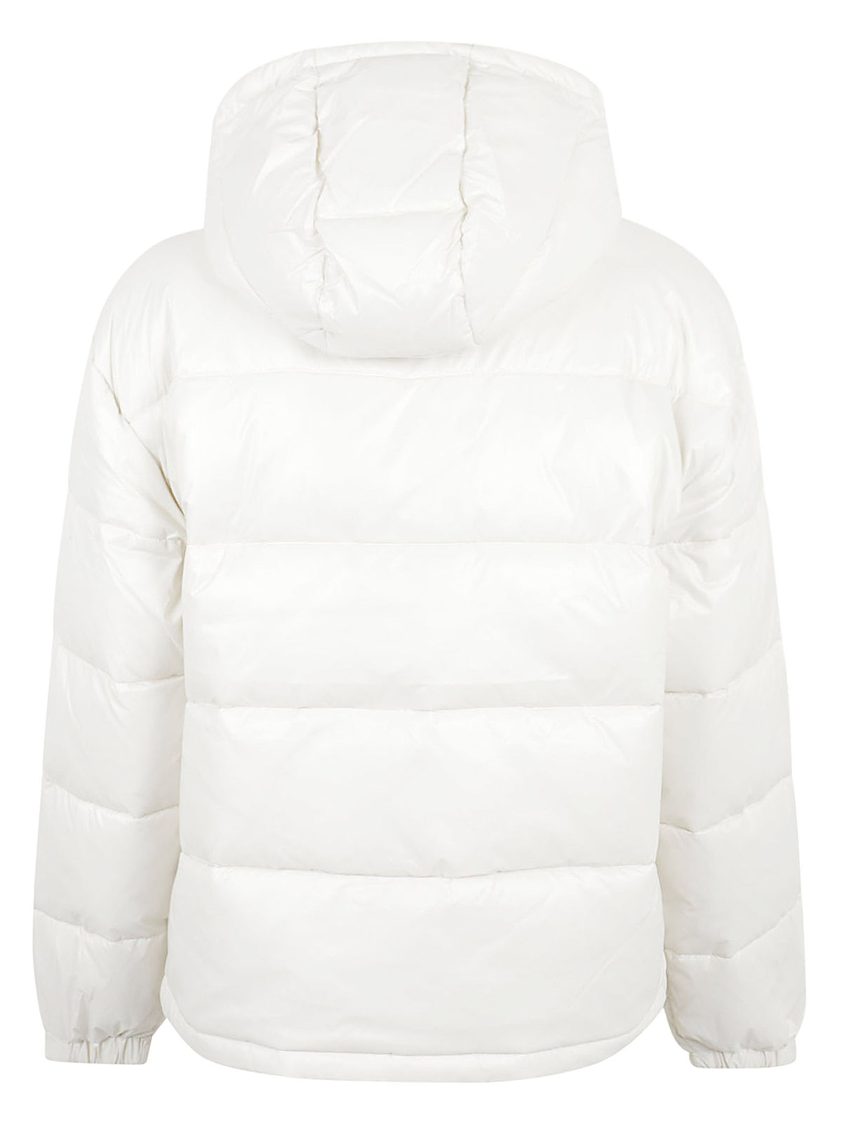 GIACCA DONNA CON CAPPUCCIO SHINE MW CLASSIC PUFFER - CALVIN KLEIN JEANS LV047H512G 67U Chalk CALVIN KLEIN 