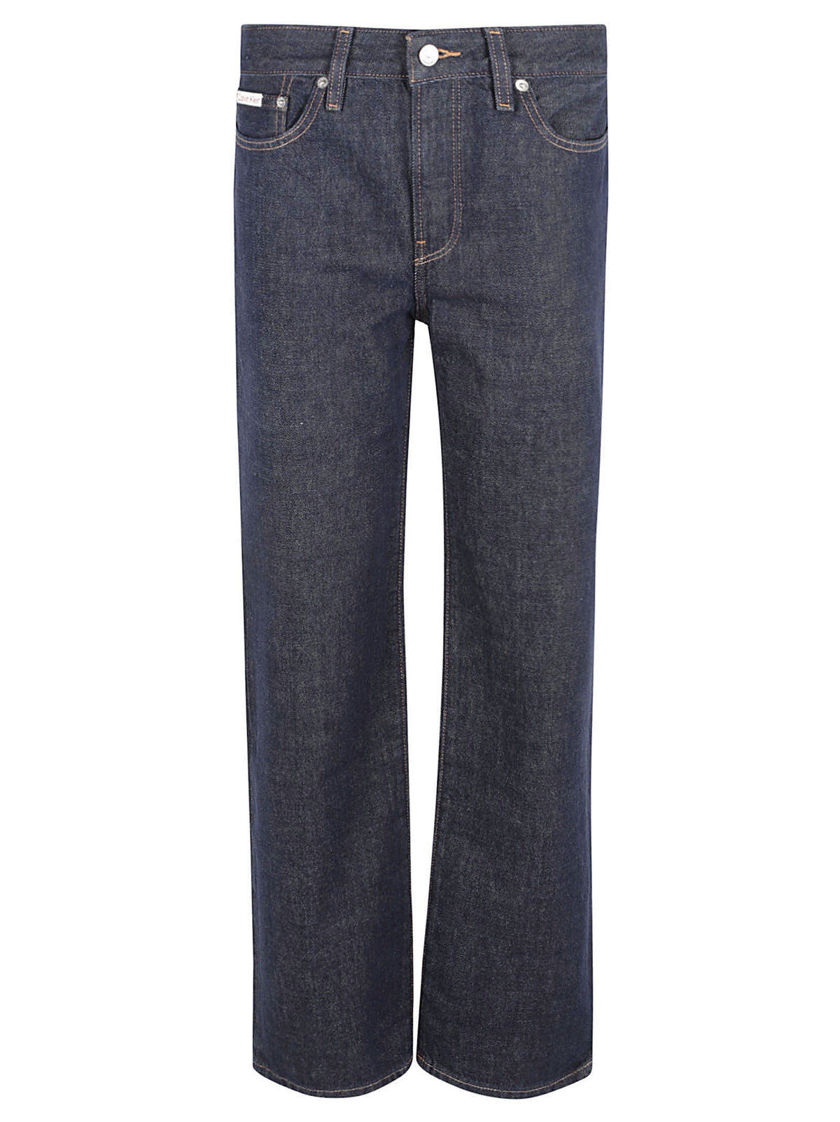 JEANS DONNA LOW RISE MODERN STRAIGHT - CALVIN KLEIN JEANS LV047H935G 46E FOREVER INDIGO CALVIN KLEIN 