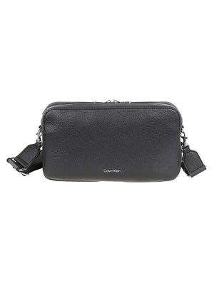 BORSA A TRACOLLA DONNA WEBBING 2X STRAP LV CAMERA BAG - CALVIN KLEIN<BR/> LV04F3642G UB1  CALVIN KLEIN 