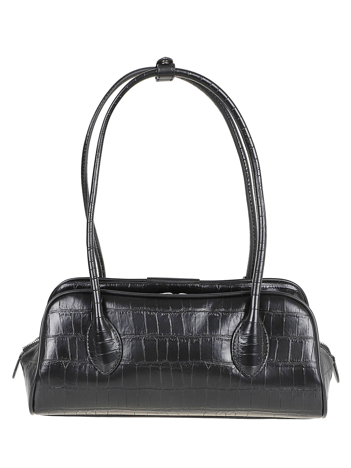 BORSA A SPALLA EMBLEM TRIO CROCO SHOULDER BAG - CALVIN KLEIN<BR/> LV04F3780G UB1  CALVIN KLEIN 