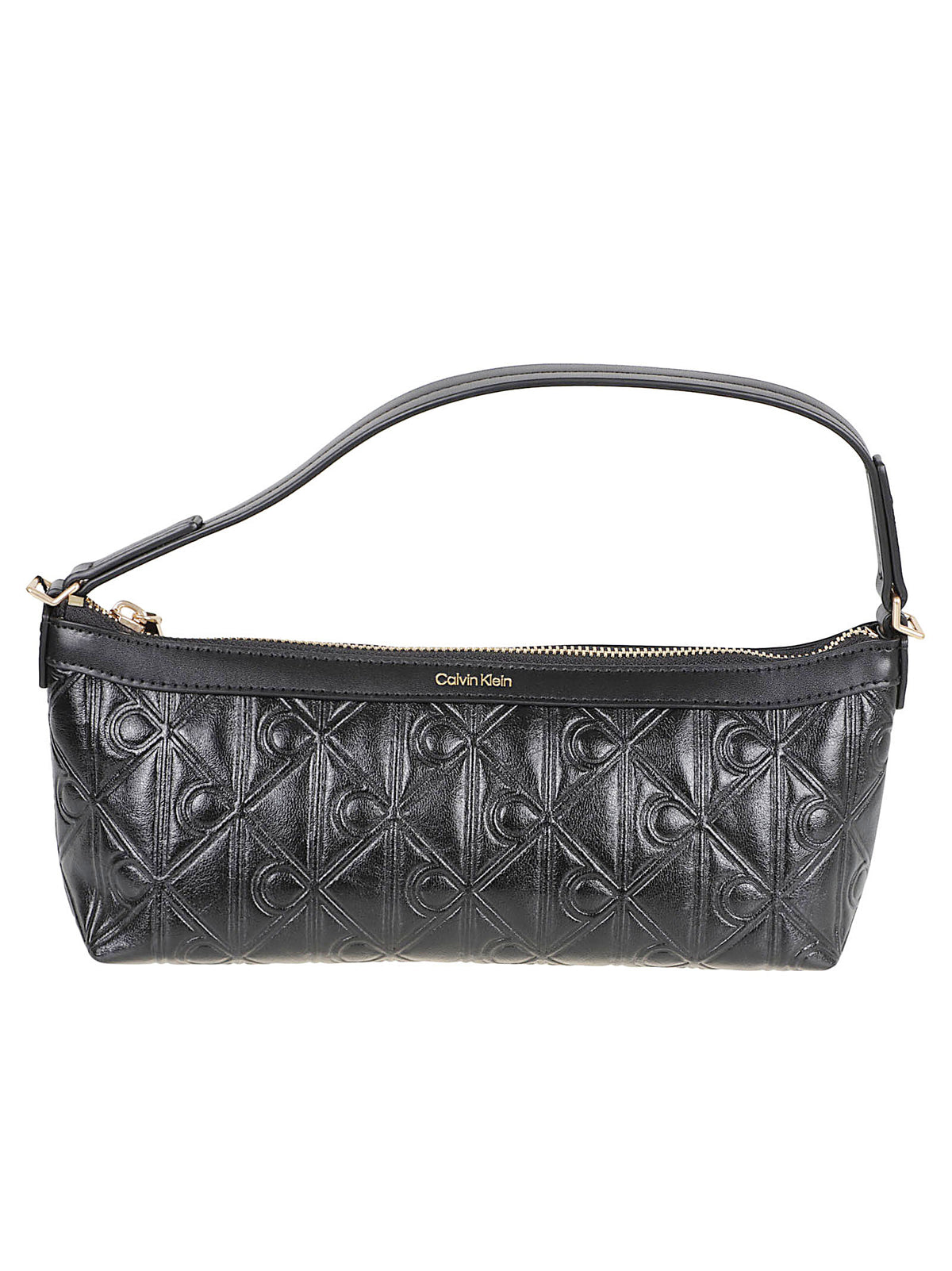 BORSA A SPALLA DONNA EMBLEM AOP DEBOSSED ELONGATED - CALVIN KLEIN LV04F3873G UB1  CALVIN KLEIN 